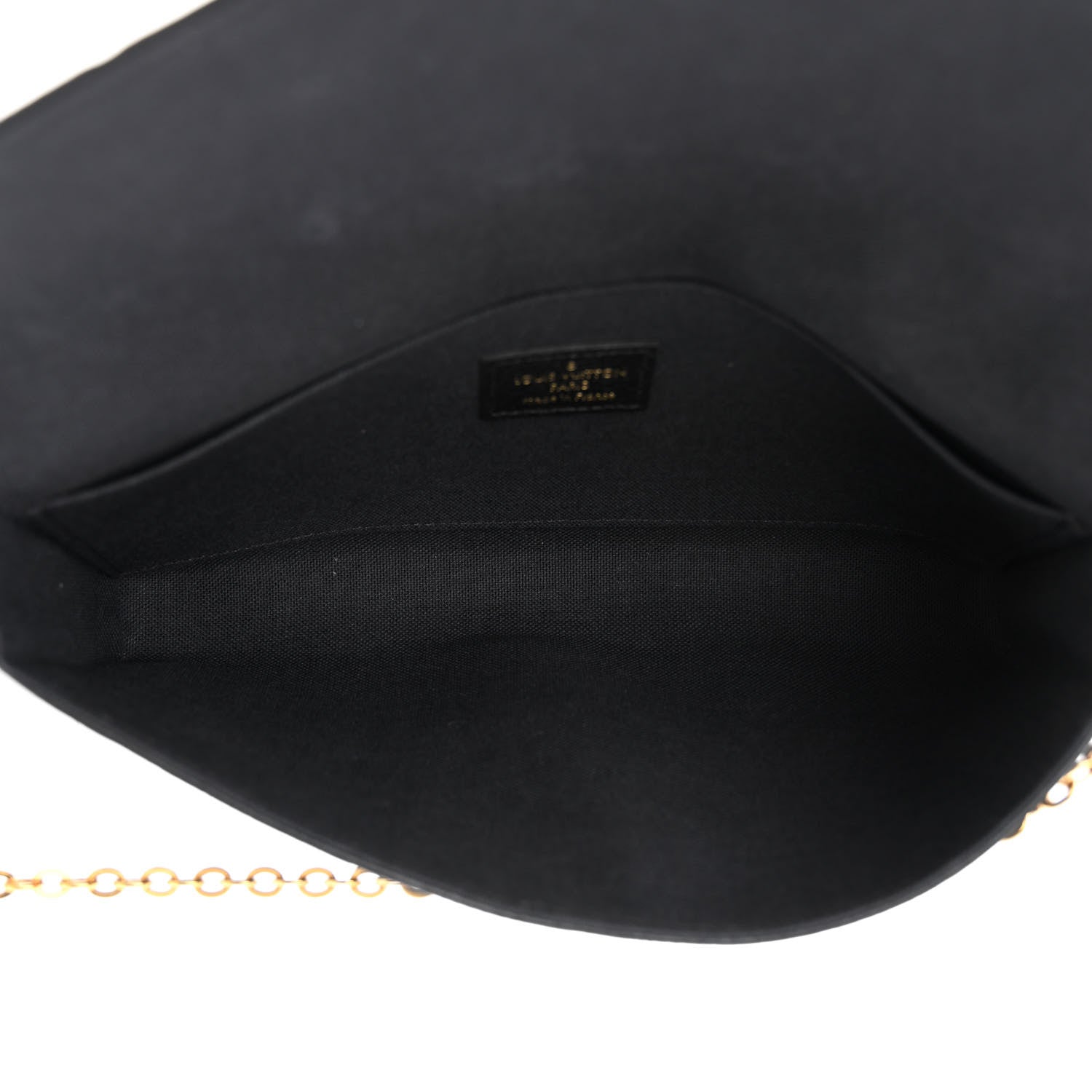 Louis Vuitton Empreinte Pochette Felicie Chain Wallet Black 6 of 13