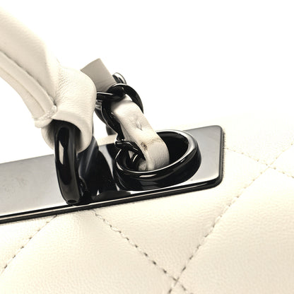 Chanel Lambskin Quilted Medium Trendy CC Dual Handle Flap Bag White 12 of 12