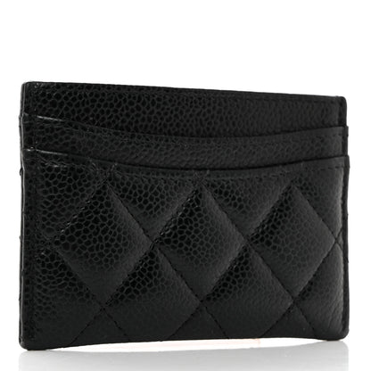 Chanel Caviar Quilted Card Holder Black 3 of 8