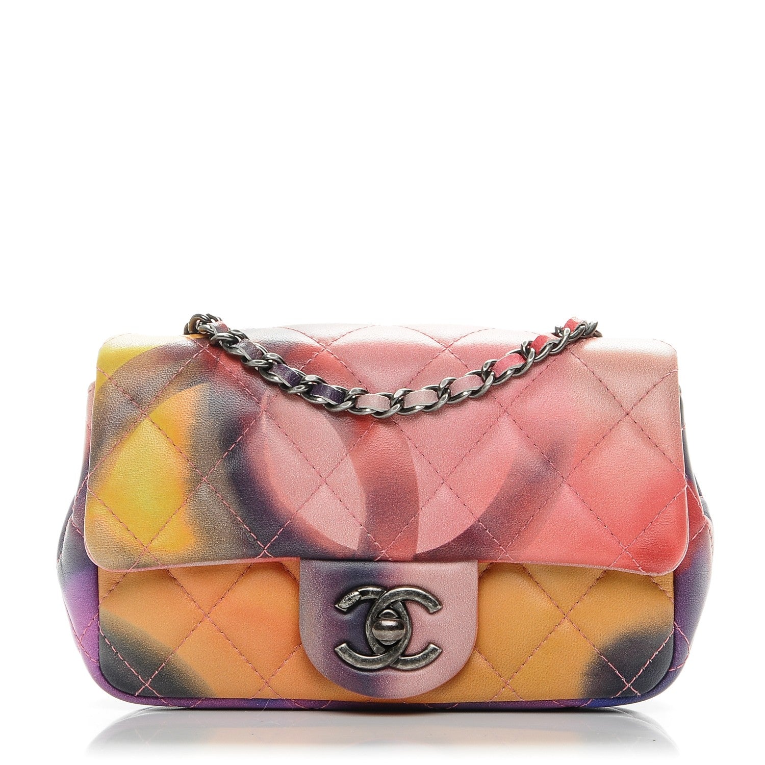 Chanel Lambskin Quilted Extra Mini Flower Power Flap Multicolor 1 of 7