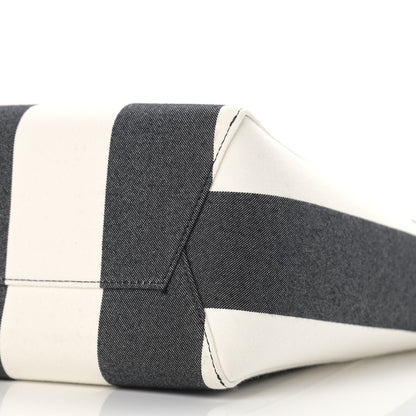 Celine Textured Canvas Small Sangle Bucket Bag Black 9 of 10