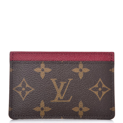 Louis Vuitton Monogram Card Holder Fuchsia 1 of 8