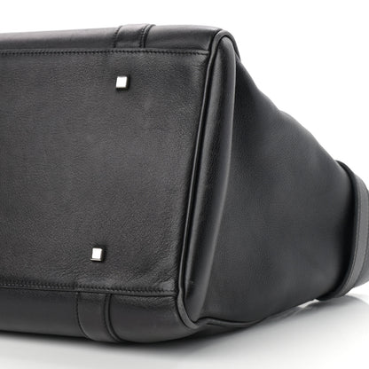 Moynat Calfskin Ballerine Tote Black 9 of 13