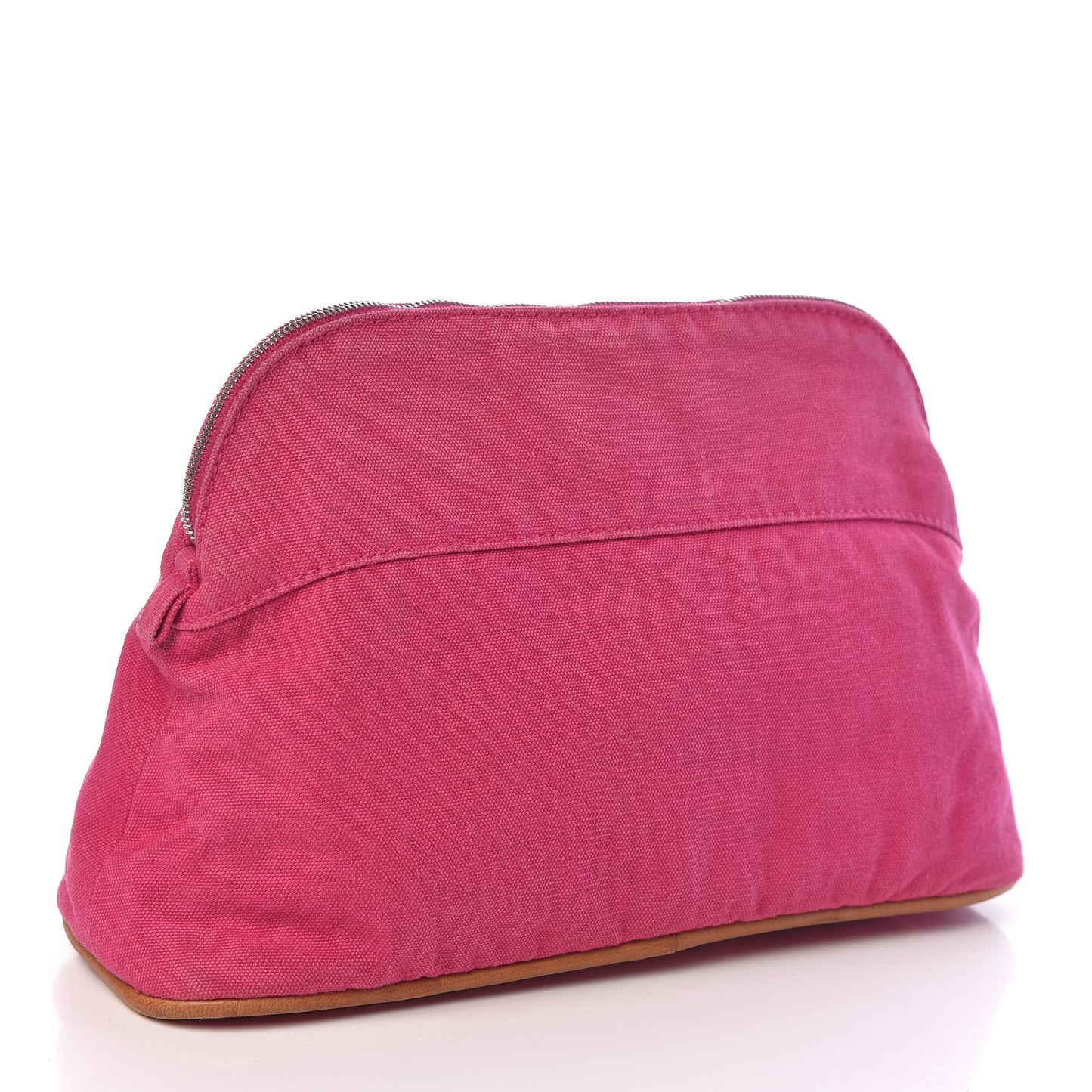 Cotton Canvas Bolide Travel Cosmetic Pouch MM Hibiscus