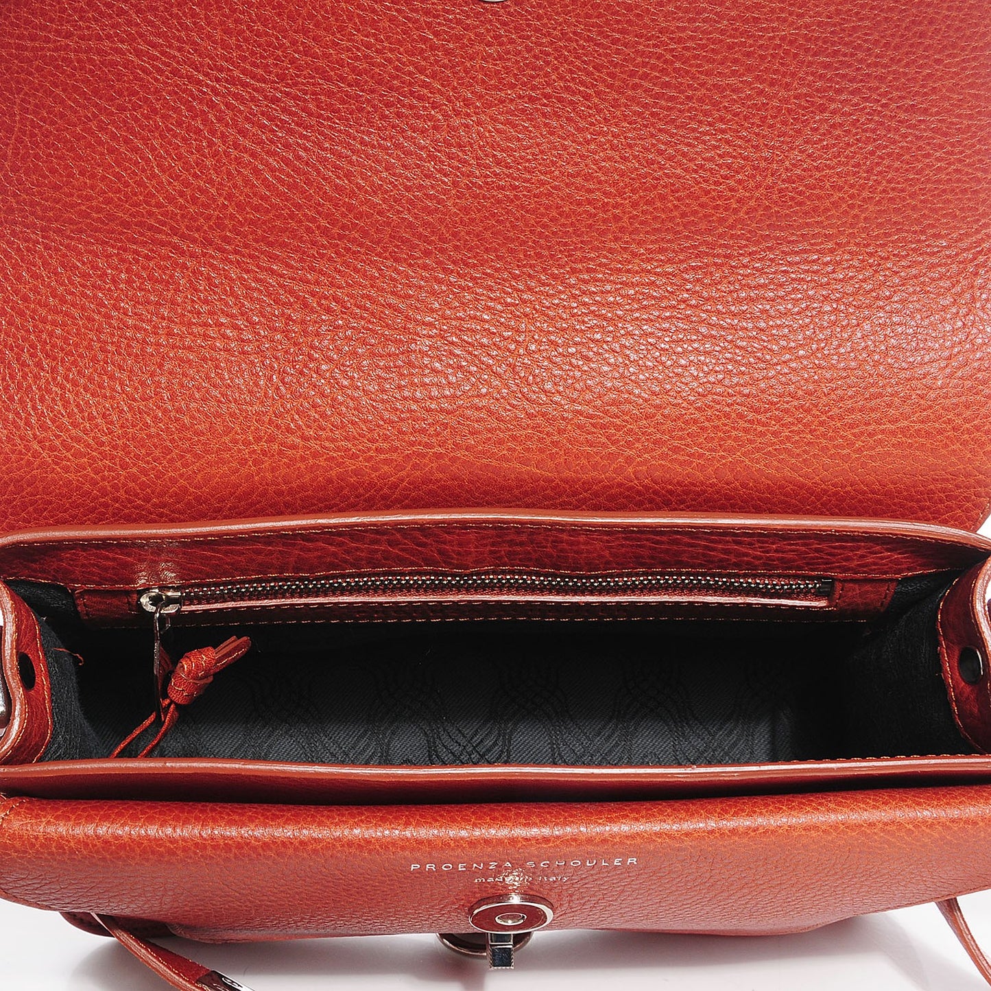 Calfskin Mini PS11 Classic Shoulder Bag Saddle