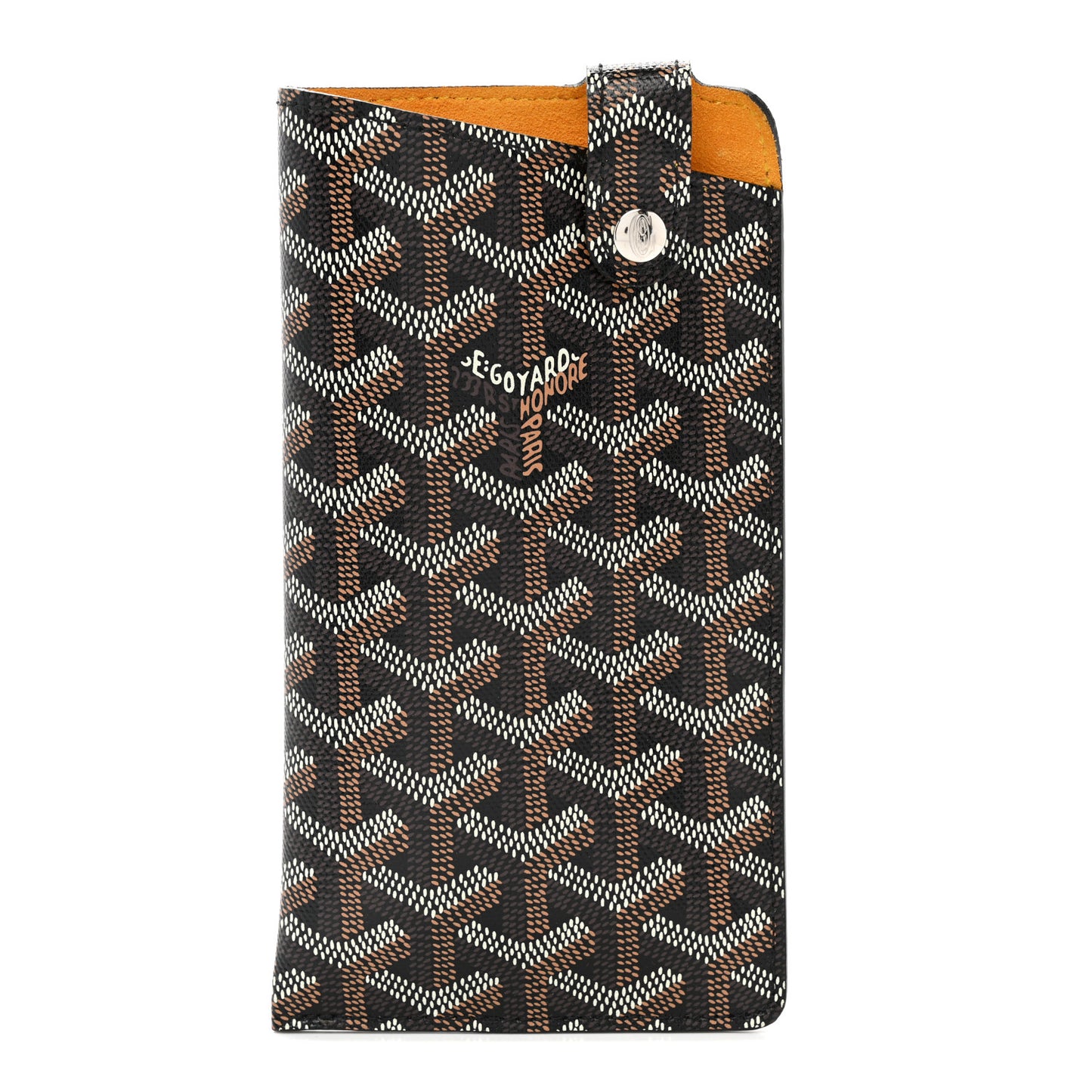 Goyardine Montmartre Glasses Case GM Black