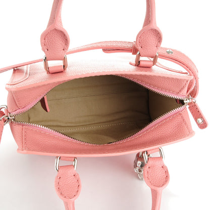 Alexander McQueen Pebbled Calfskin Mini Padlock Rose 5 of 6
