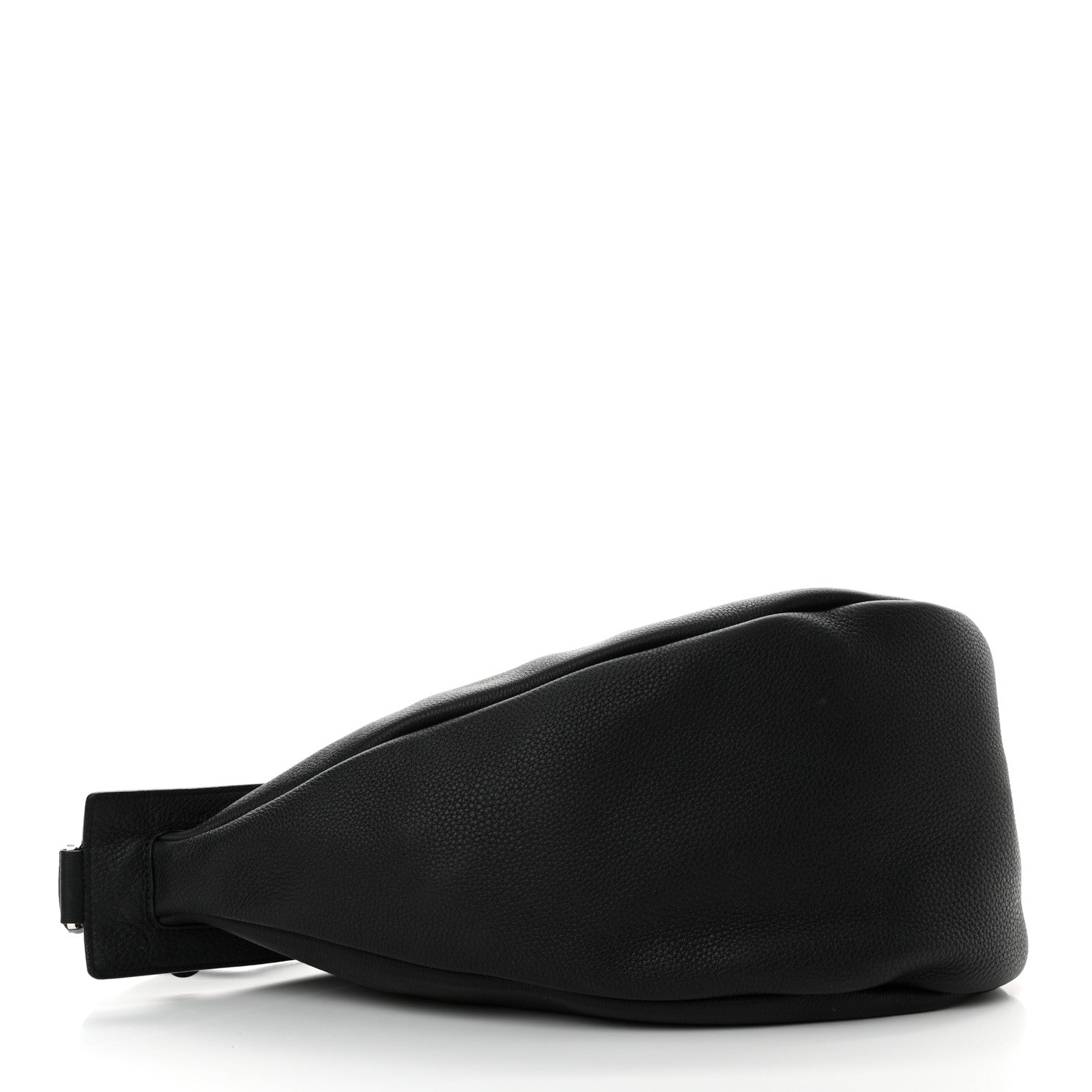 The Row Grained Calfskin Large Slouchy Banana Bag Black 4 of 11