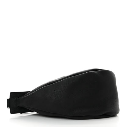 The Row Grained Calfskin Large Slouchy Banana Bag Black 4 of 11