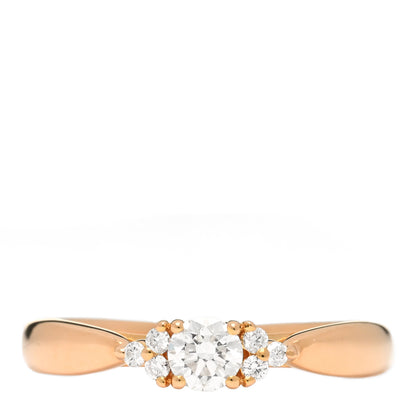 Tiffany 18K Rose Gold Diamond Harmony with Side Stones Ring 49 5 1 of 5