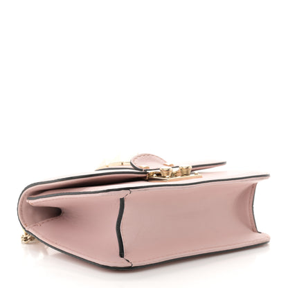 Valentino Garavani Vitello Small Glam Lock Rockstud Flap Poudre 4 of 10