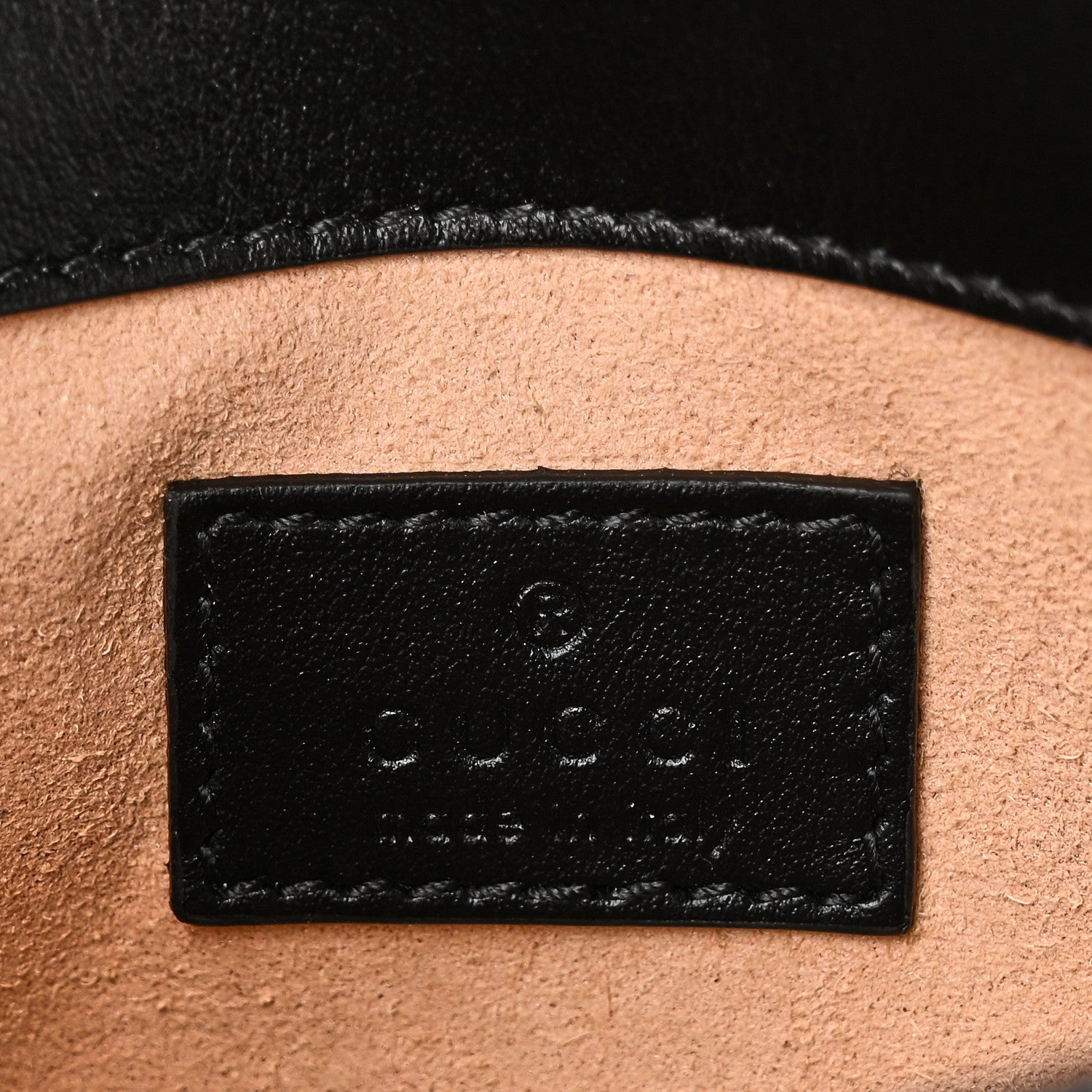 Gucci Calfskin Matelasse Monochrome GG Marmont Chain Belt Bag Black 6 of 10