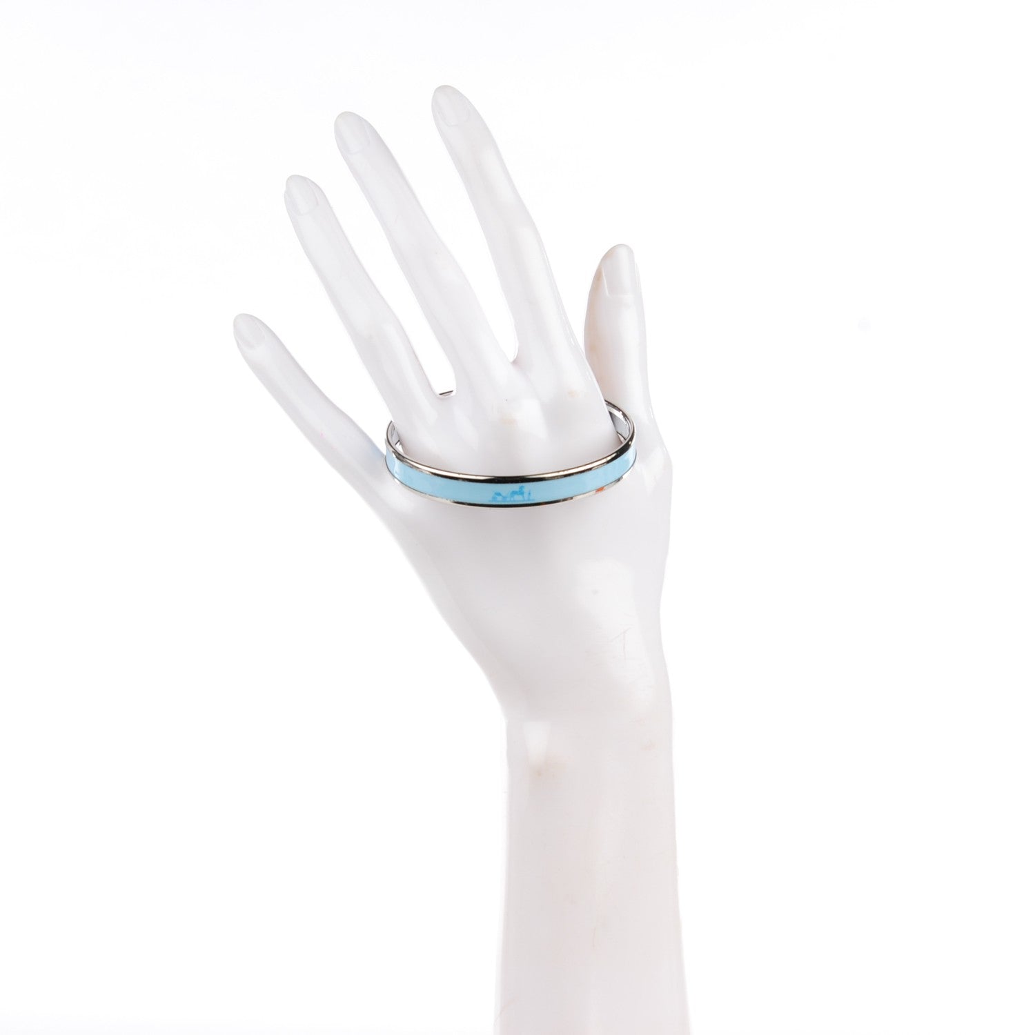 Hermes Enamel Narrow Caleche Bracelet 65 2 of 7
