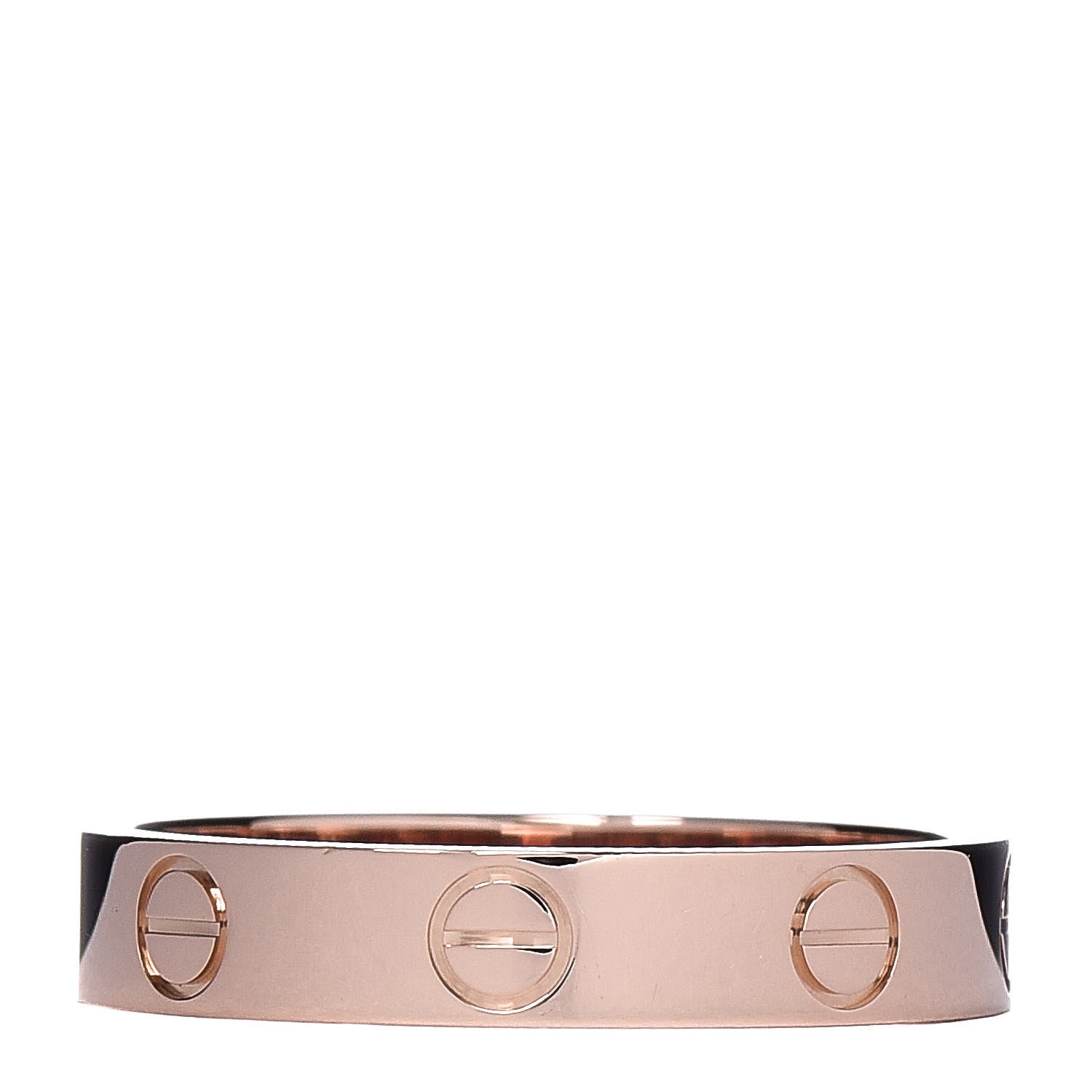 Cartier 18K Pink Gold 3.5mm LOVE Wedding Band Ring 53 6.5 3 of 5
