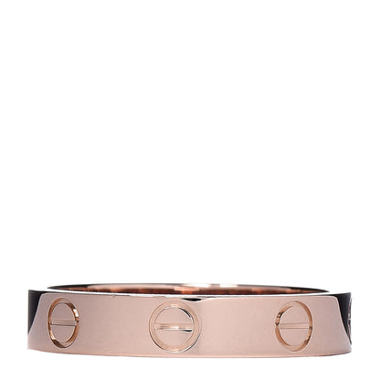 Cartier 18K Pink Gold 3.5mm LOVE Wedding Band Ring 53 6.5 3 of 5