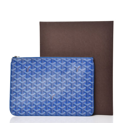 Goyard Goyardine Senat Pochette MM Sky Blue 8 of 8