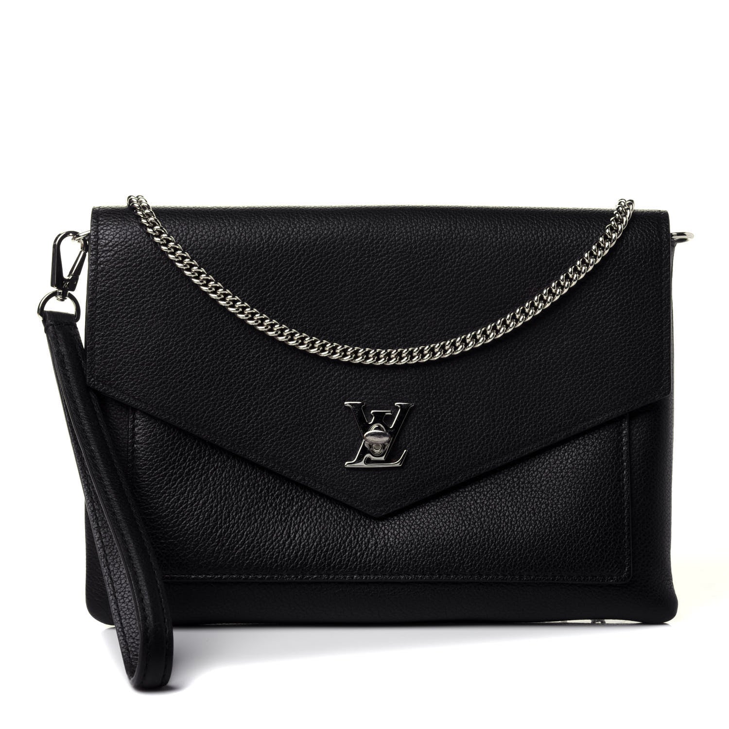 Louis Vuitton Soft Calfskin My Lockme Pochette Black 1 of 5