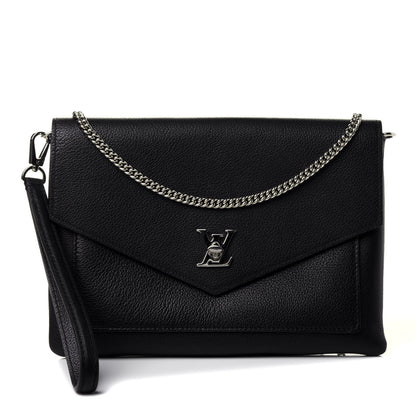 Louis Vuitton Soft Calfskin My Lockme Pochette Black 1 of 5