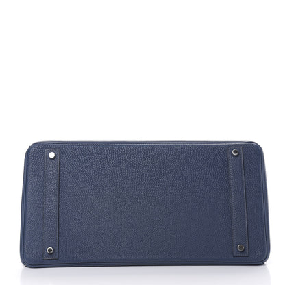 Hermes Togo Birkin 40 Bleu Thalassa 6 of 42
