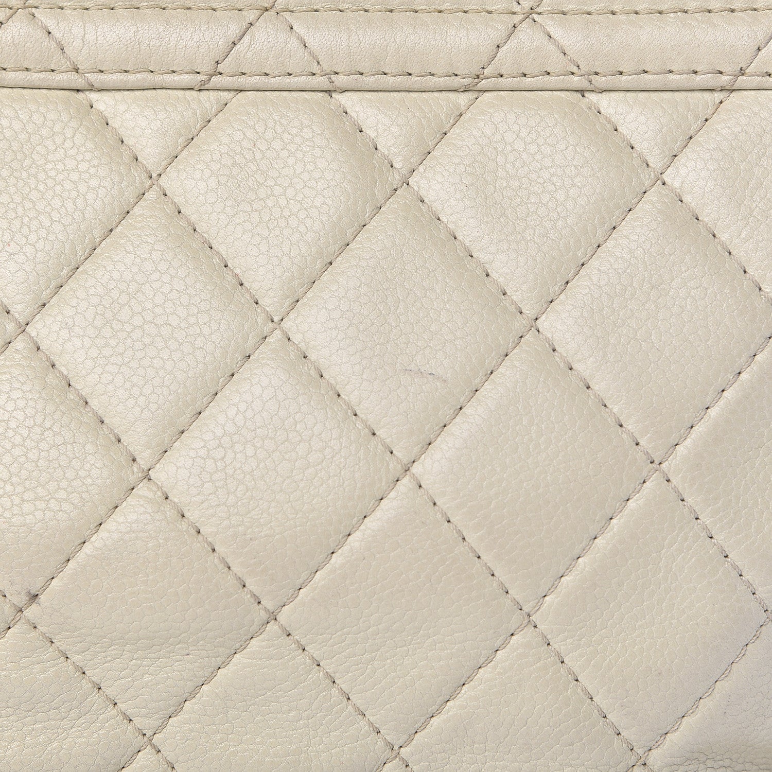 Chanel Caviar Quilted Timeless Accordion Flap Dark White 10 of 16