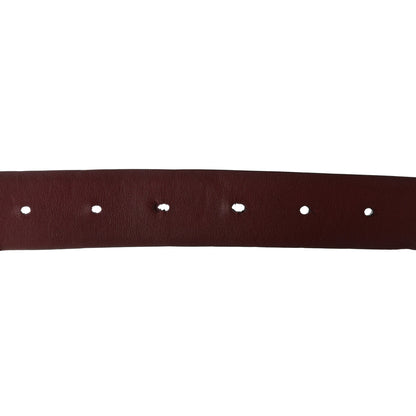 Chanel Calfskin CC Reversible Belt 75 30 Black Burgundy 5 of 10