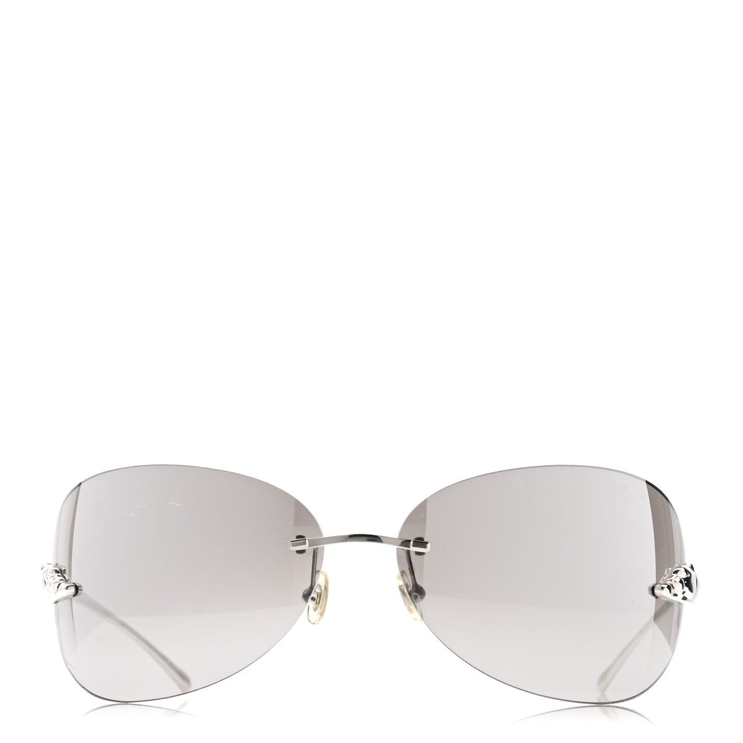 Panthere De Cartier Sunglasses Silver