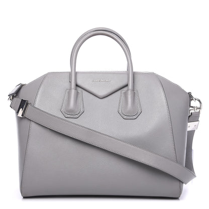 Givenchy Sugar Goatskin Medium Antigona Pearl Grey 1 of 17
