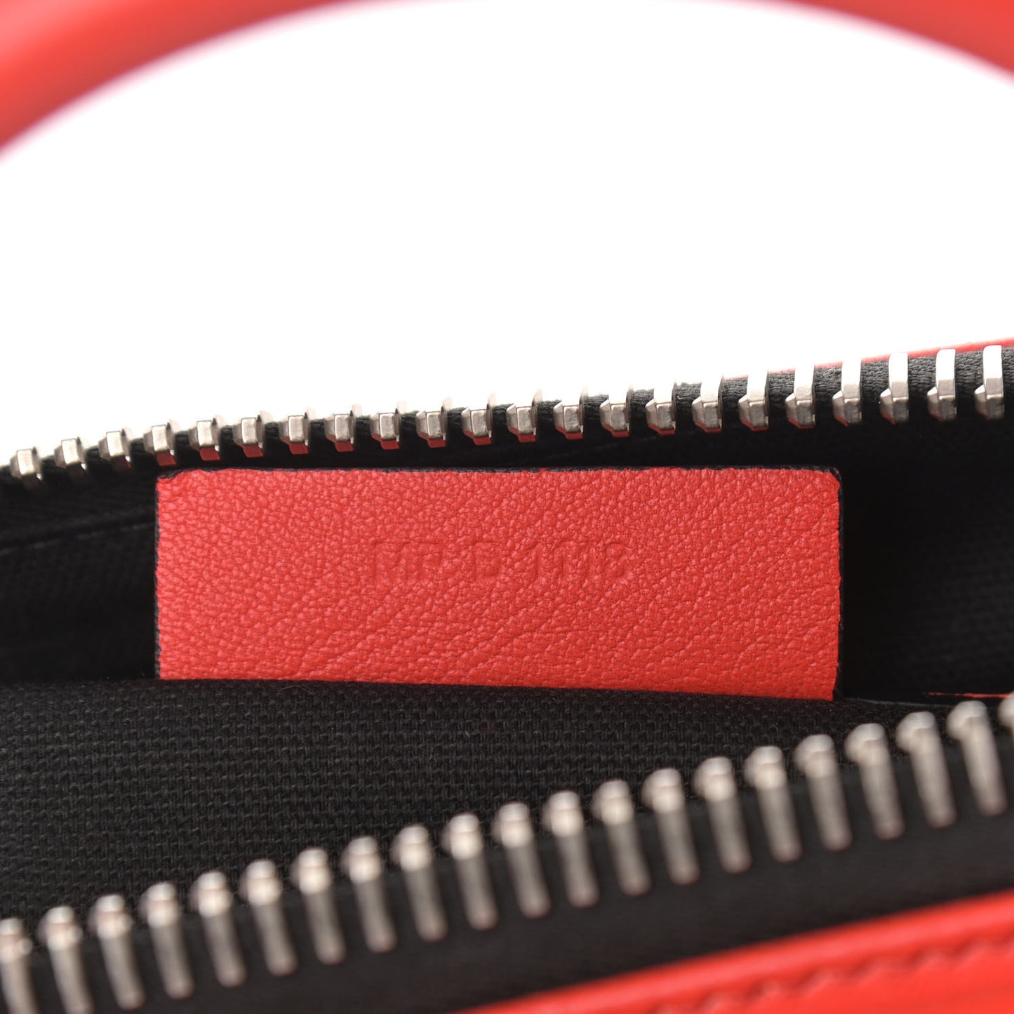 Lambskin Perforated Small Antigona Pop Red