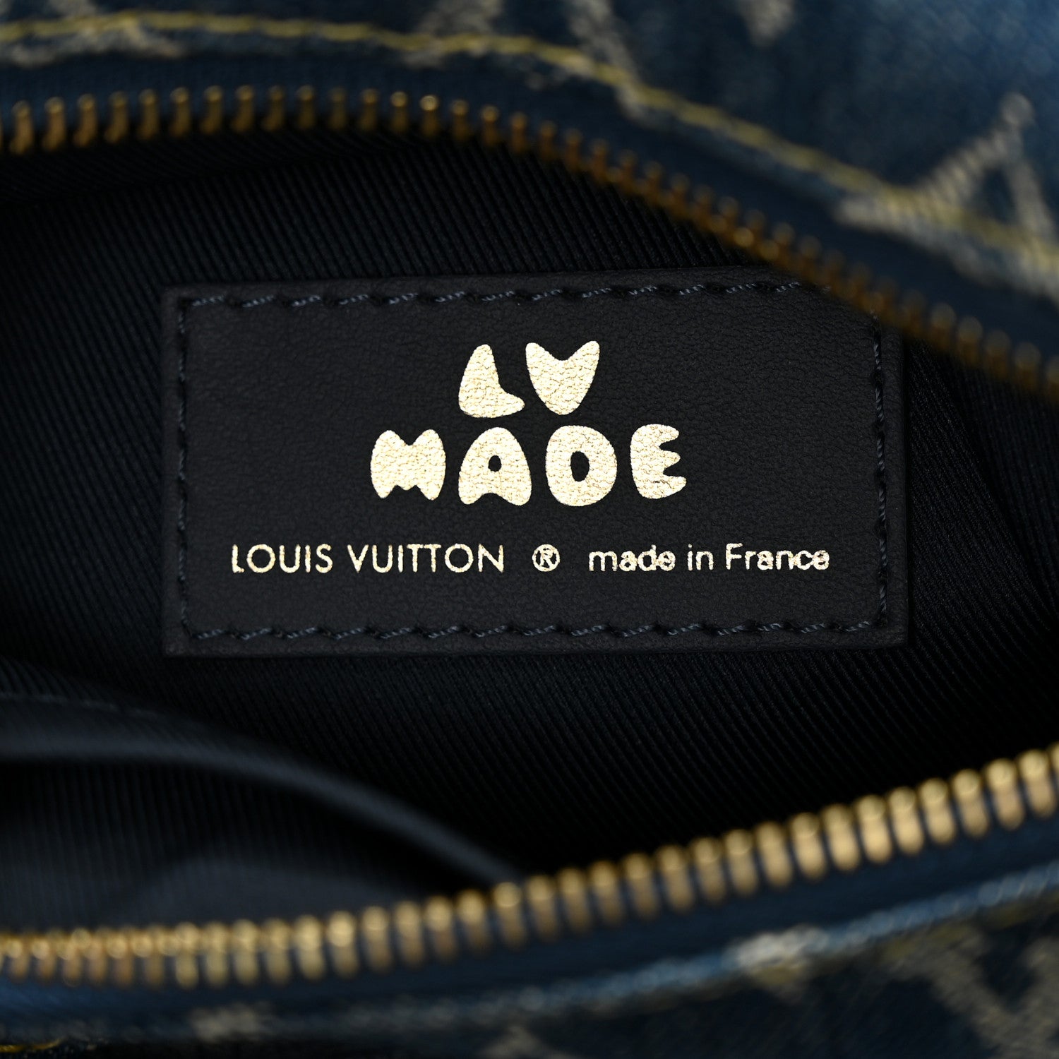 Louis Vuitton X NIGO Taurillon Monogram Denim Japanese Cruiser Blue 6 of 10