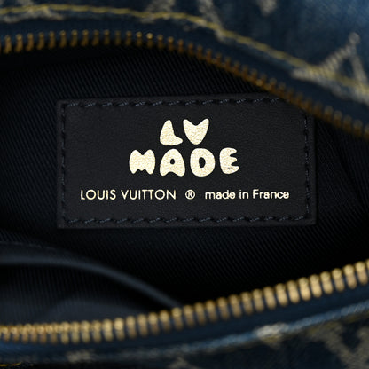 Louis Vuitton X NIGO Taurillon Monogram Denim Japanese Cruiser Blue 6 of 10