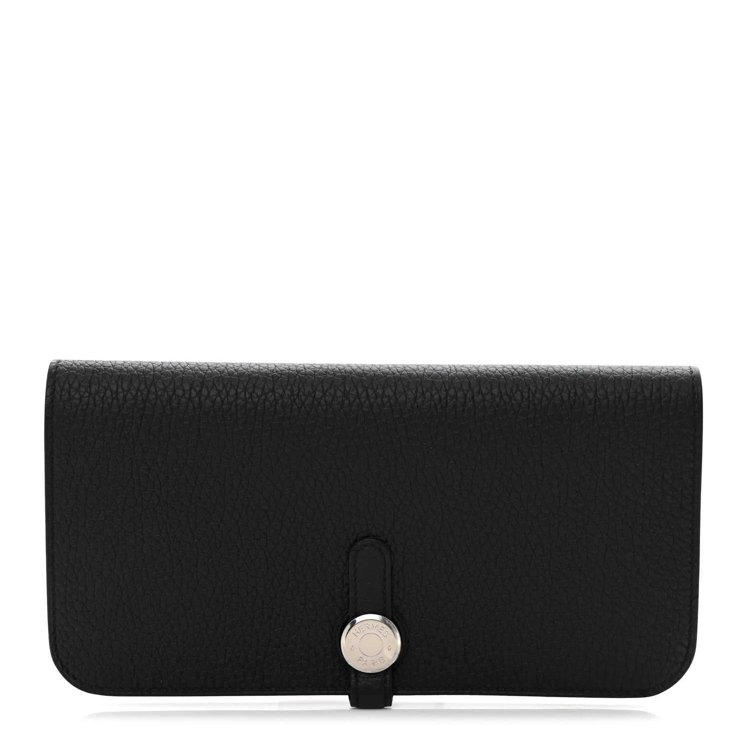 Hermes Togo Dogon Recto Verso Wallet Black 1 of 9