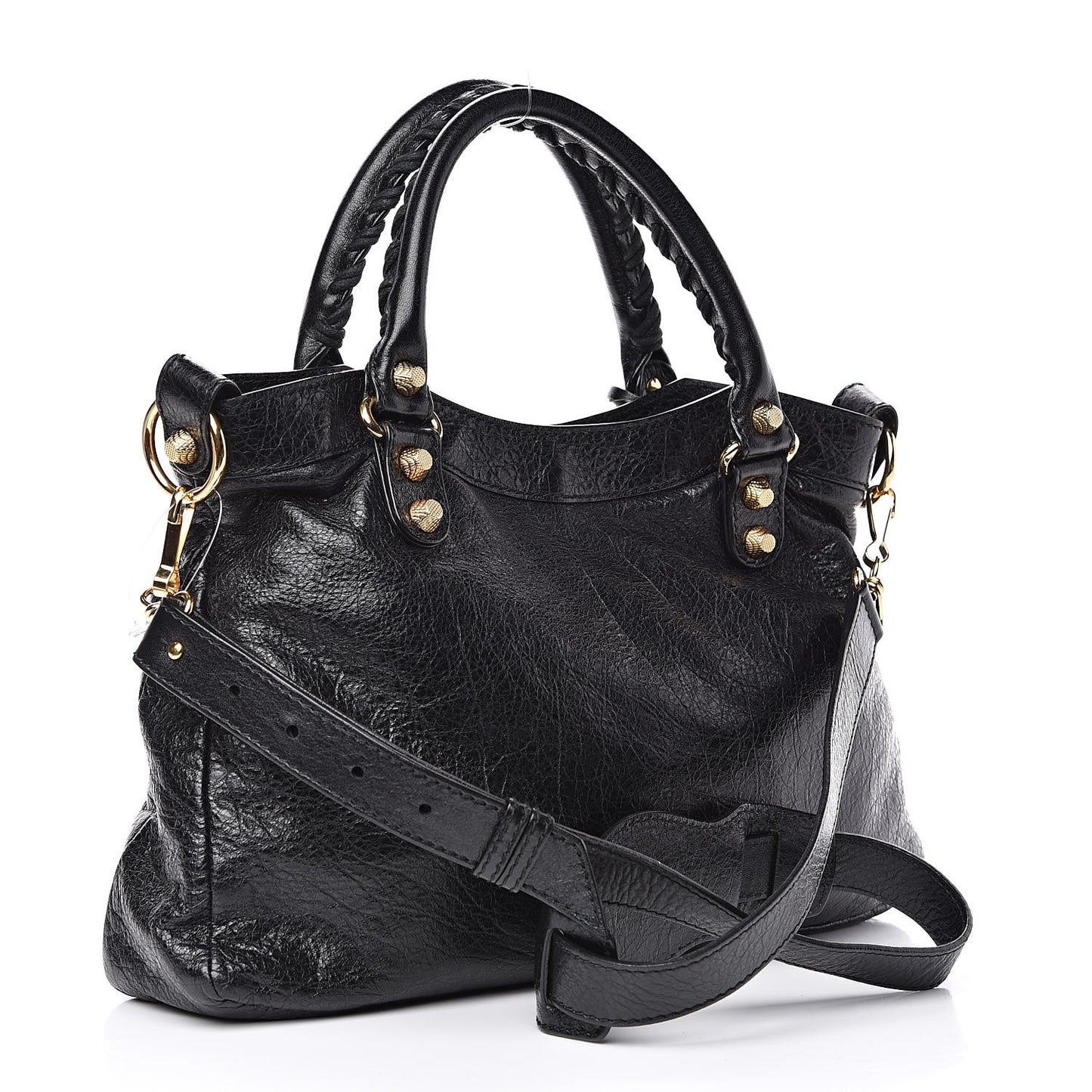 Agneau Giant 12 Gold Hardware Town Black