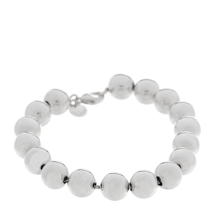 Tiffany Sterling Silver 10mm Hardwear Ball Bracelet 1 of 4