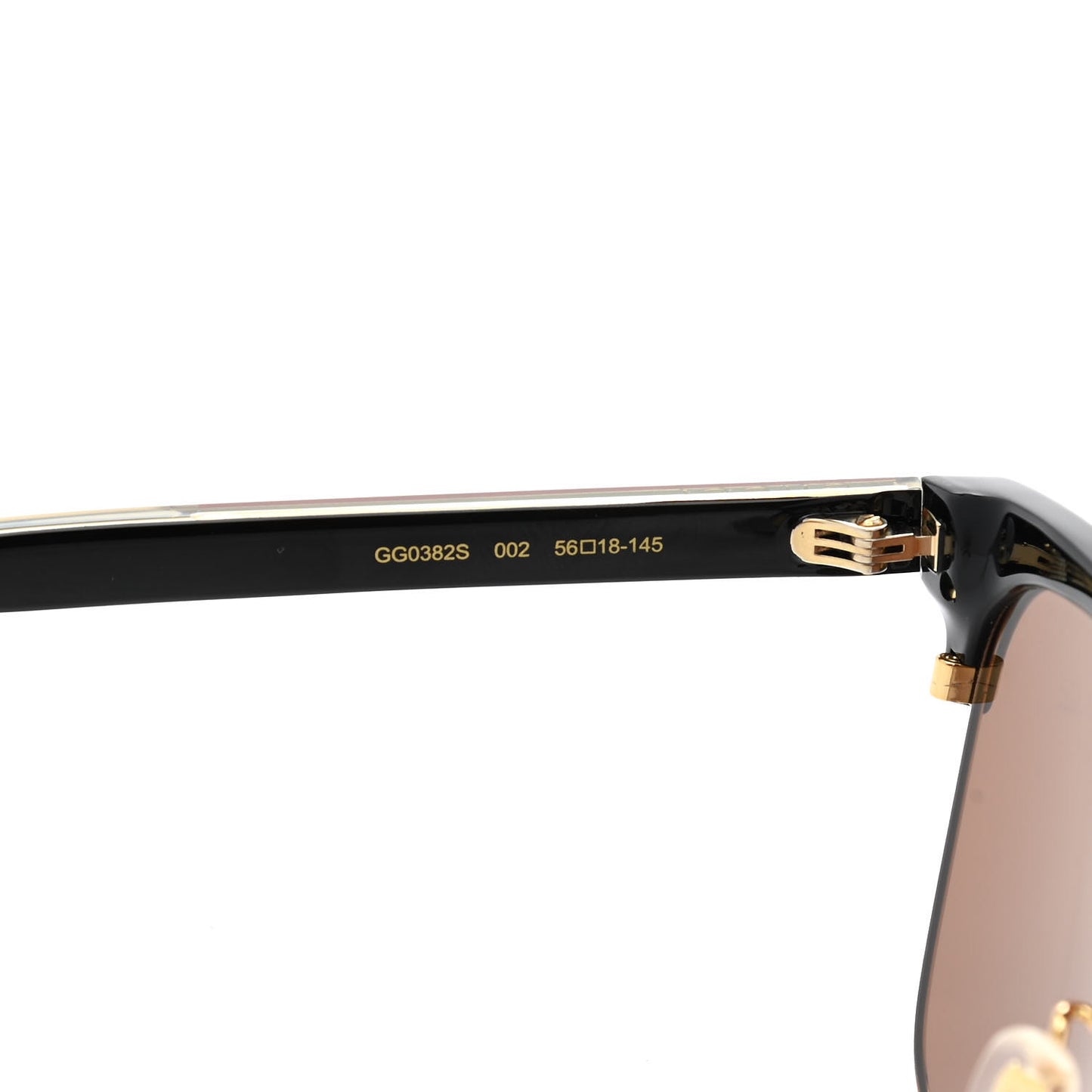 Acetate Square Frame Web Sunglasses GG0382S