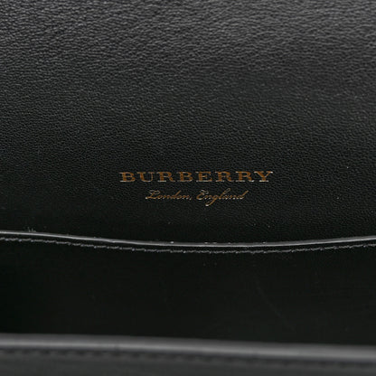Burberry Calfskin Studded Square Satchel Black 6 of 9