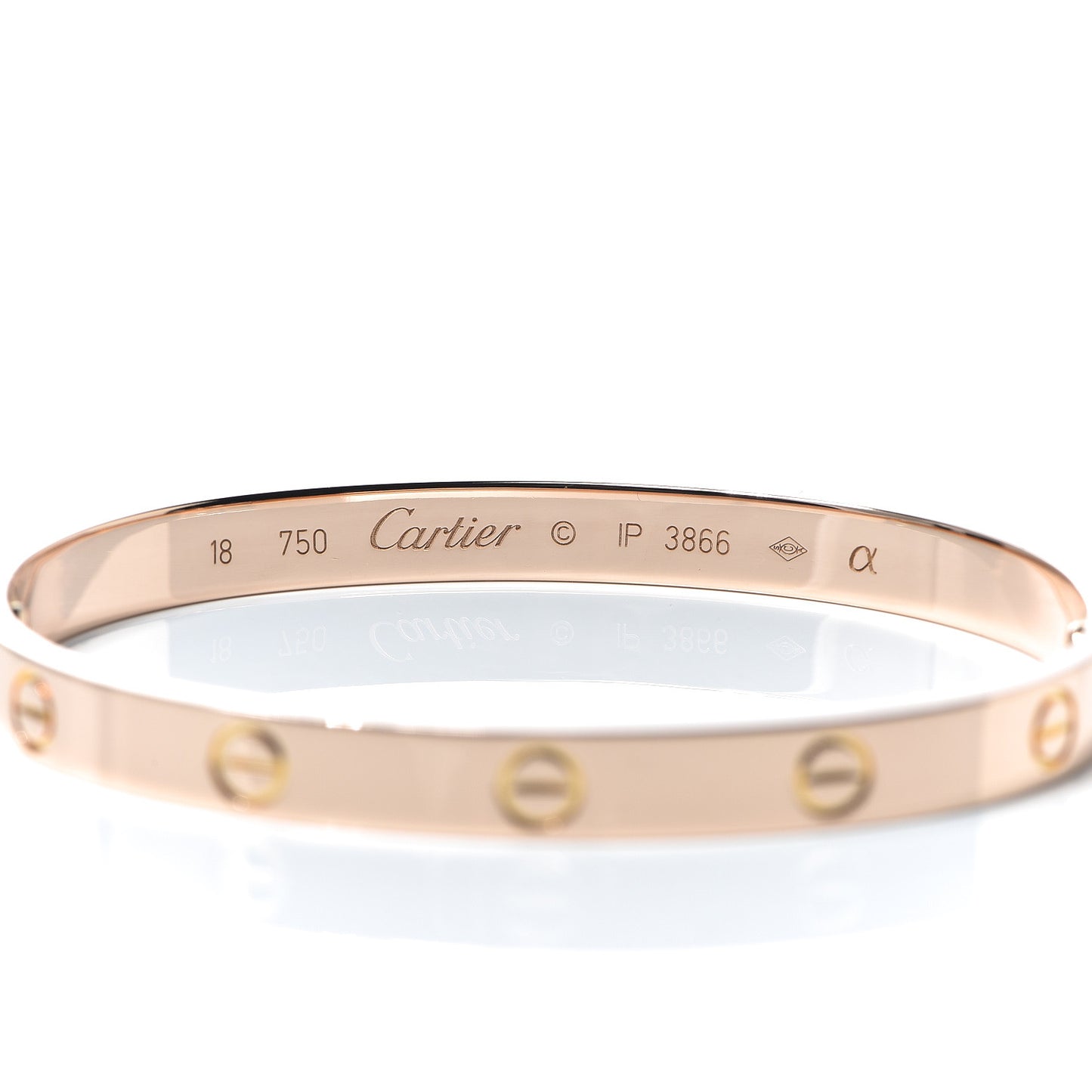 18K Pink Gold LOVE Bracelet 18