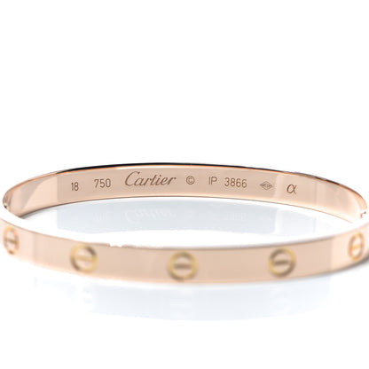Cartier 18K Pink Gold LOVE Bracelet 18 4 of 5