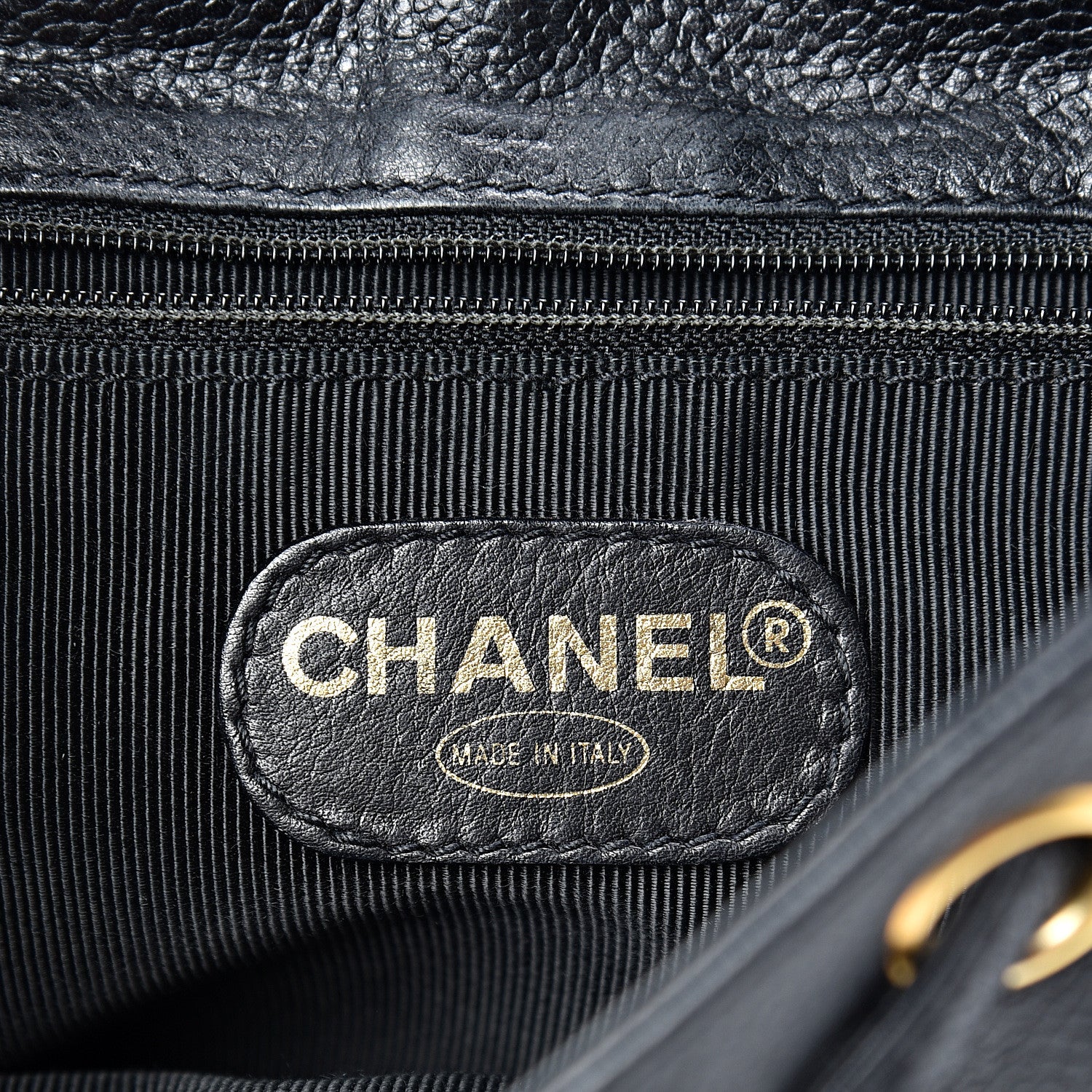 Chanel Caviar CC Backpack Black 5 of 14