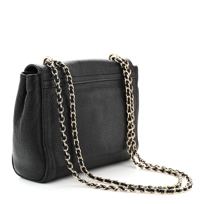 Mulberry Glossy Goatskin Small Lily Flap Black 3 of 11