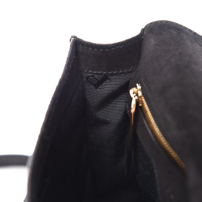 Burberry Grainy Calfskin Heritage Grain Small Crossbody Bag Black 7 of 8