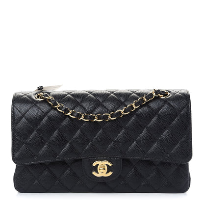 Chanel Caviar Quilted Medium Double Flap Black 1 of 9