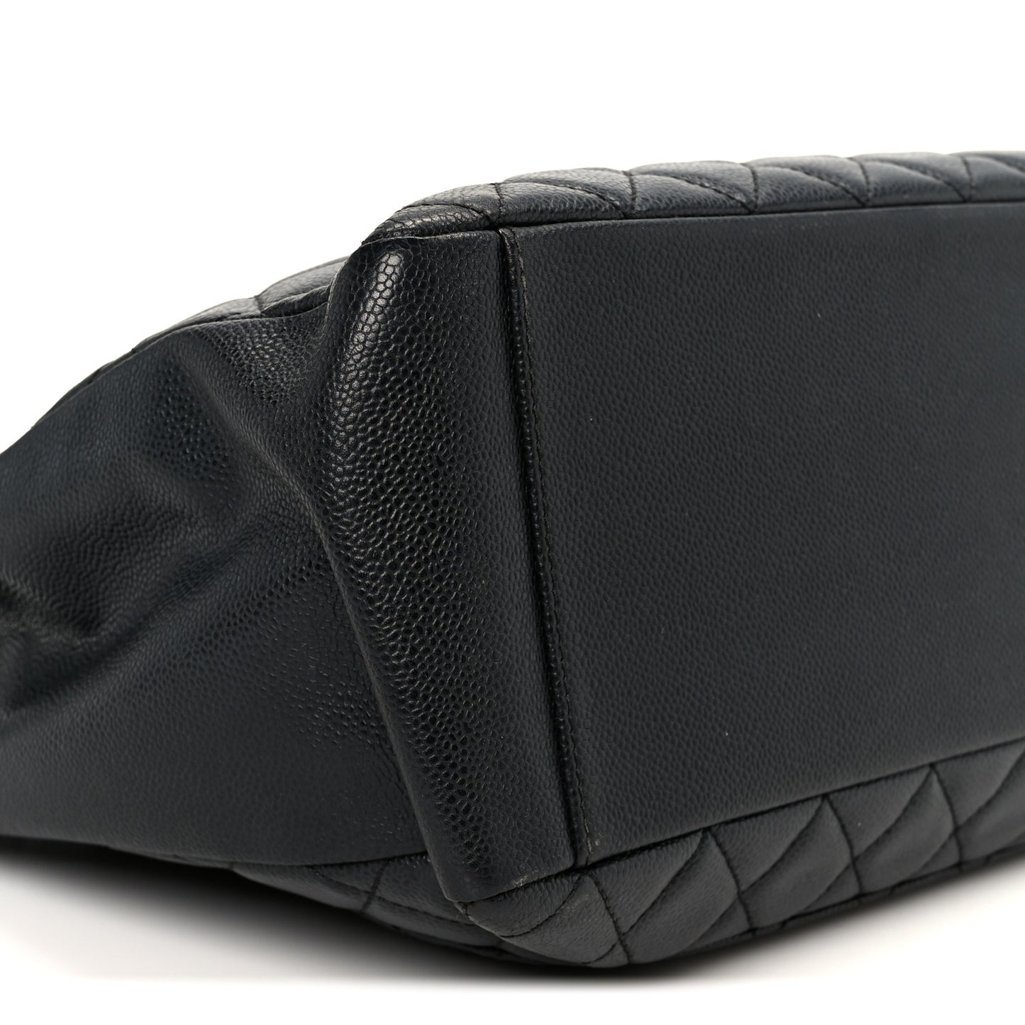 Caviar Quilted Grand Shopping Tote GST Black