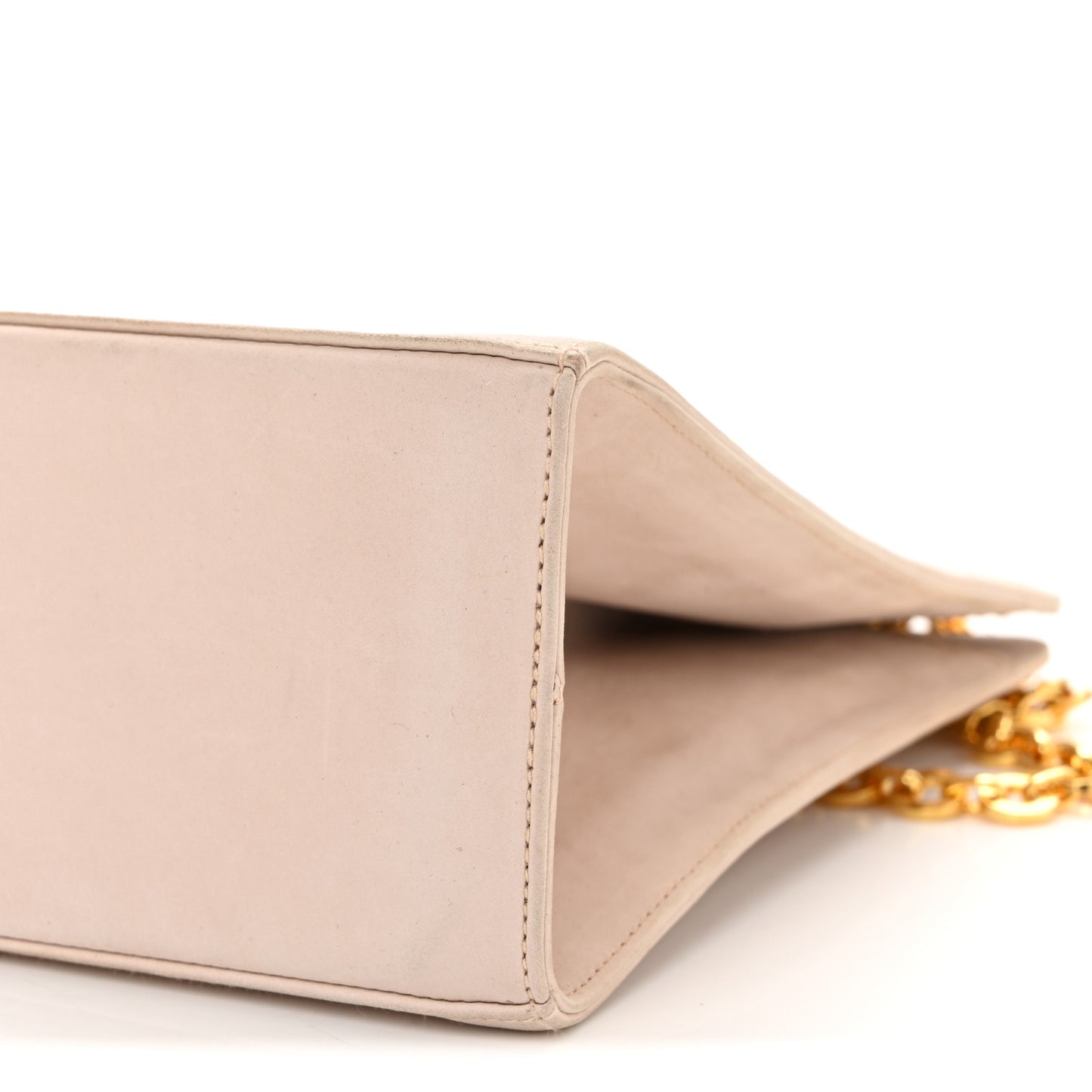 Suede Gancini Evening Bag Pink