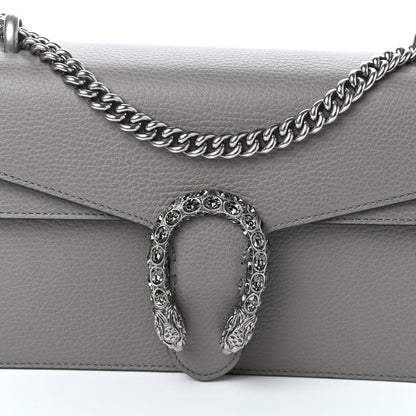 Gucci Pebbled Calfskin Small Dionysus Shoulder Bag Dusty Grey 7 of 9