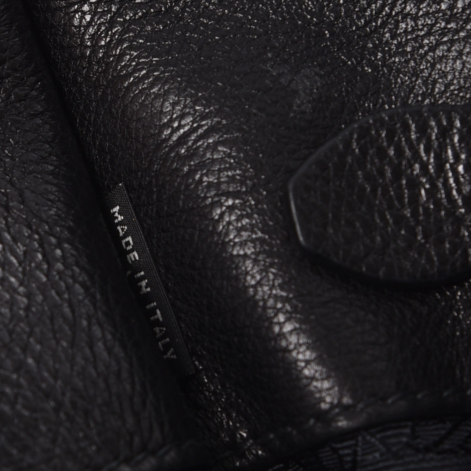 Prada Glace Calfskin Large Twin Pocket Tote Baltico Black 7 of 13