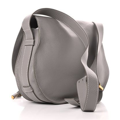 Chloe Calfskin Medium Marcie Round Crossbody Bag Cashmere Grey 3 of 12