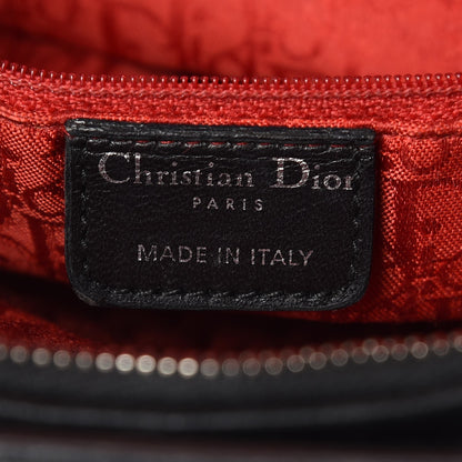Christian Dior Lambskin Cannage Large Lady Dior Black 6 of 13