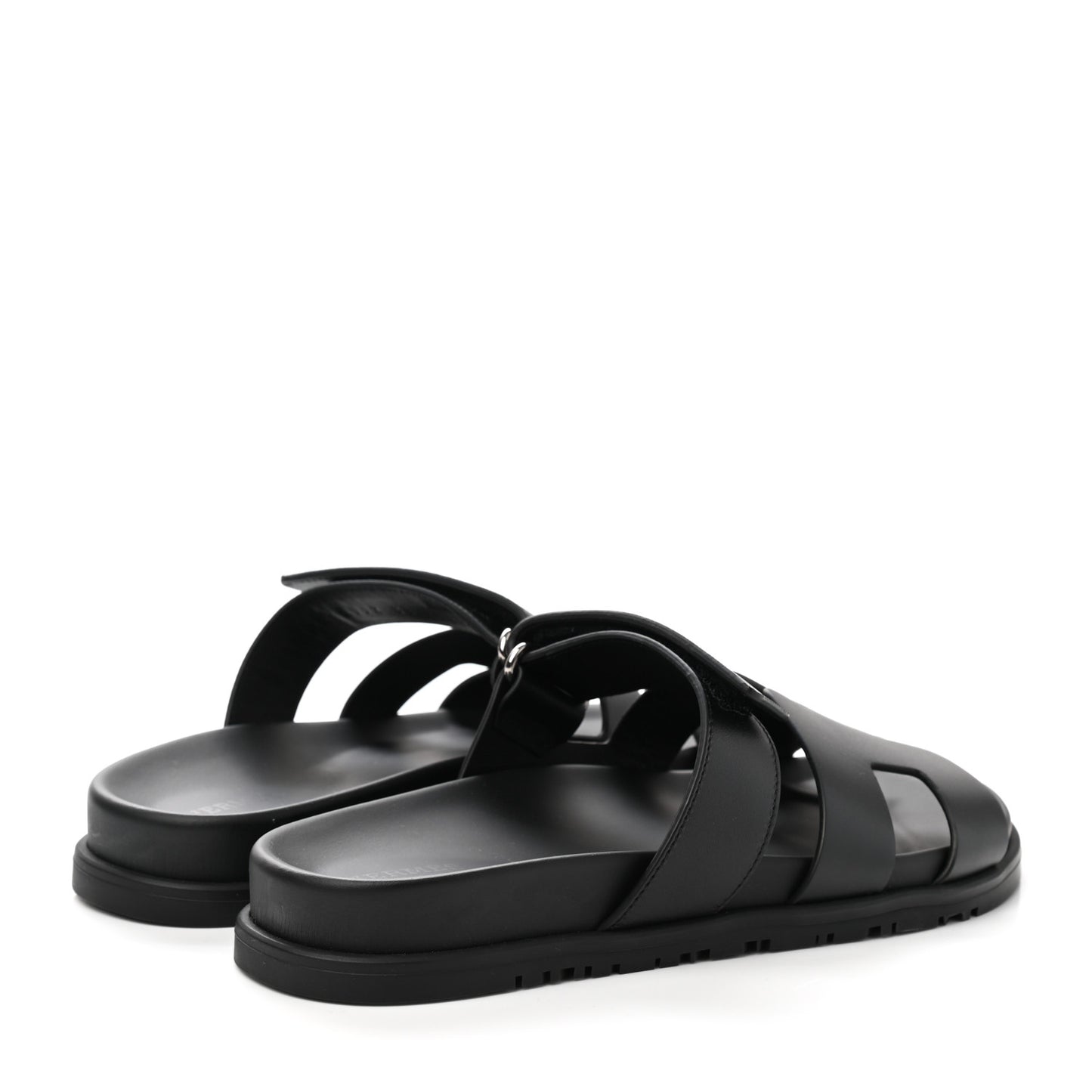 Calfskin Womens Chypre Sandals 38 Black