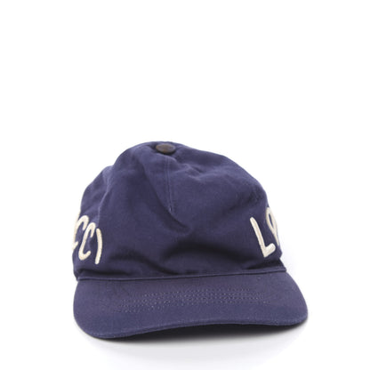 Gucci Cotton Loved Baseball Hat S Navy 3 of 9