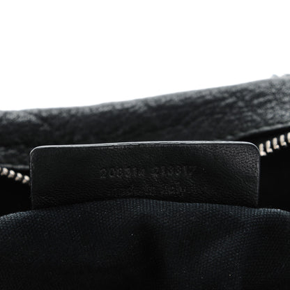 Saint Laurent Pebbled Lambskin Medium Easy Sac Black 7 of 17